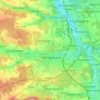 Schwabach topographic map, elevation, relief