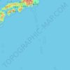Tokyo topographic map, elevation, relief