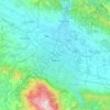 Sofia topographic map, elevation, relief