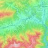 Vulcan topographic map, elevation, relief