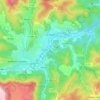 Le Vigan topographic map, elevation, relief