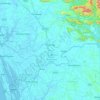 Aluva topographic map, elevation, relief