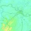 Karimganj topographic map, elevation, relief