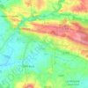 Domfront topographic map, elevation, relief