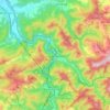 Isola del Cantone topographic map, relief map, elevations map
