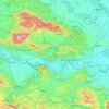 Brod-Posavina County topographic map, elevation, relief