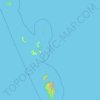 Nicobar Islands topographic map, elevation, relief
