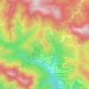 Erli topographic map, relief map, elevations map