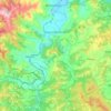 Spigno Monferrato topographic map, elevation, relief