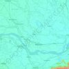Begusarai topographic map, elevation, relief
