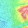 San Ildefonso topographic map, elevation, relief