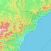 Savona topographic map, relief map, elevations map