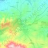 Sour El Ghozlane topographic map, elevation, relief