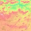 Mila topographic map, elevation, relief