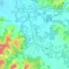 Maja topographic map, elevation, relief