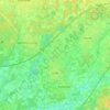Lille topographic map, elevation, relief