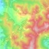 Perlo topographic map, elevation, relief