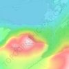 Torc topographic map, relief map, elevations map
