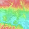 Vers-Pont-du-Gard topographic map, elevation, relief