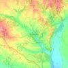 Barbastro topographic map, elevation, relief