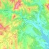 Boltaña topographic map, elevation, relief