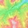 Claviere topographic map, elevation, relief