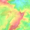Serres topographic map, elevation, relief