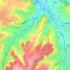 Gulpen topographic map, relief map, elevations map