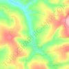 Huma topographic map, elevation, relief