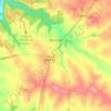 Houston topographic map, elevation, relief