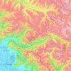 Kangan topographic map, elevation, relief