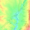 Alfambra topographic map, elevation, relief