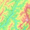 Kiphire topographic map, elevation, relief