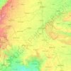 Chittorgarh topographic map, elevation, relief