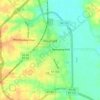 Mayfield topographic map, relief map, elevations map