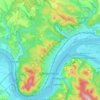Freistadt topographic map, relief map, elevations map