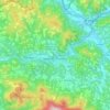 Ravne na Koroškem topographic map, relief map, elevations map