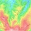 Hauban topographic map, elevation, relief
