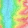 Loudervielle topographic map, elevation, relief