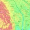 Prut topographic map, elevation, relief