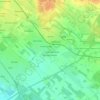 Vecsés topographic map, elevation, relief