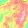 Rego topographic map, elevation, relief