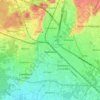 Gallarate topographic map, elevation, relief
