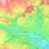 Igualada topographic map, elevation, relief