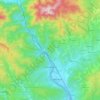 Calimanesti topographic map, elevation, relief
