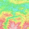 Cabrales topographic map, elevation, relief