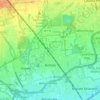 Bollate topographic map, elevation, relief