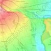 Candelo topographic map, elevation, relief