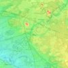 Genk topographic map, relief map, elevations map