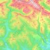 Fanlo topographic map, elevation, relief
